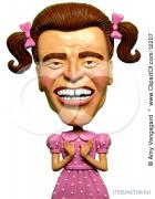 Clay_Sculpture_Of_A_Caricature_Of_Arnold_Schwarzenegger_As_A_Girly_Man_Wearing_A_Pink_Dress_With_White_Polka_Dots_And_His_Hair_Up_In_Pig_Tails_Clipart_Picture.jpg