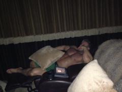 Chillin in the movie room.JPG